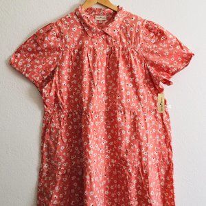 Derek Heart Women's Plus Size Floral Print Dress (2X)